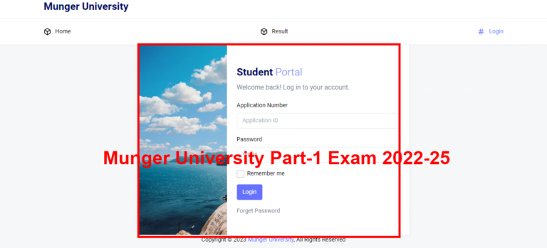 Munger University Part 1 Exam Date 2022-25