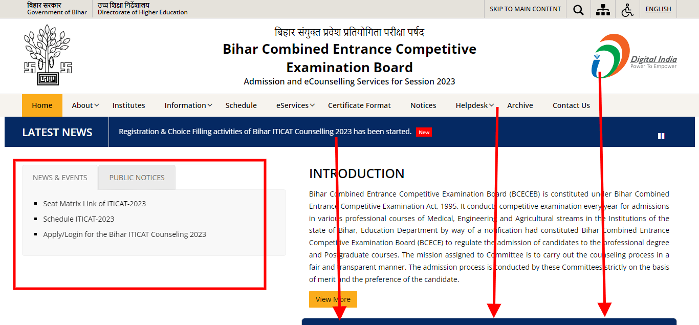 how to download Bihar Iti 1st Merit List 2023
