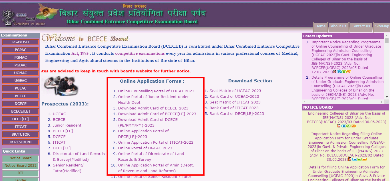 how to download Bihar Iti 1st Merit List 2023