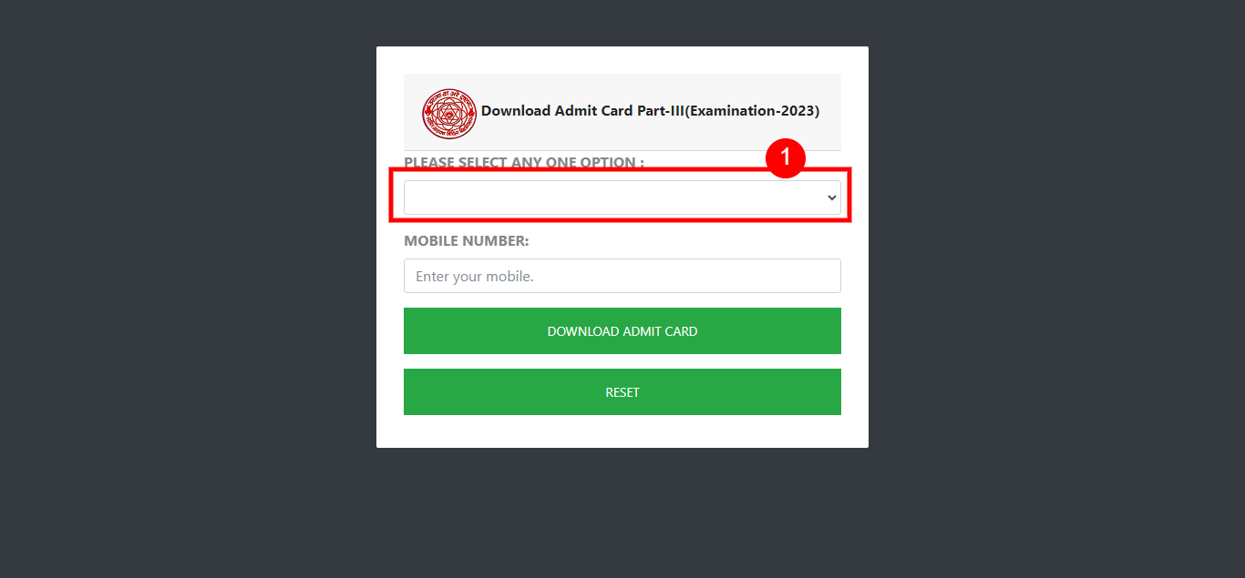 How To Download Lnmu Part 1 Admit Card 2023 (2022-25)