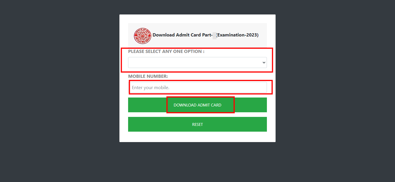 Lnmu Part 1 Admit Card 2022-25 Download kaise kare