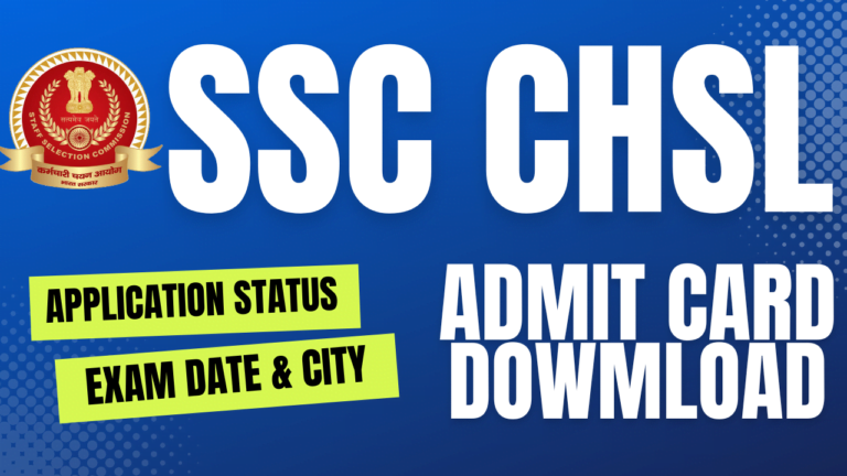 Ssc Chsl Admit Card 2023 Download