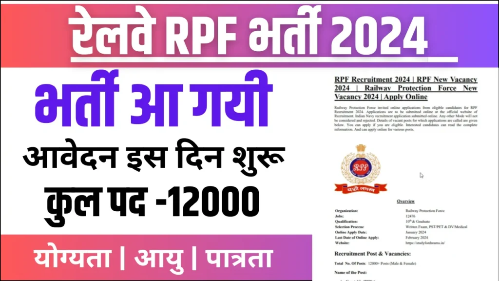 RPF Recruitment 2023 Notification
