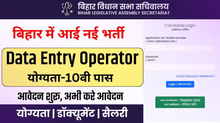 Data Entry Operator Vacancy 2024